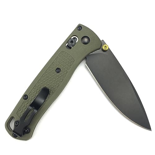 Manual Open Bugout 535 Folding Knife, 3" 8Cr13MoV Blade, Grivory Handle, Belt Clip