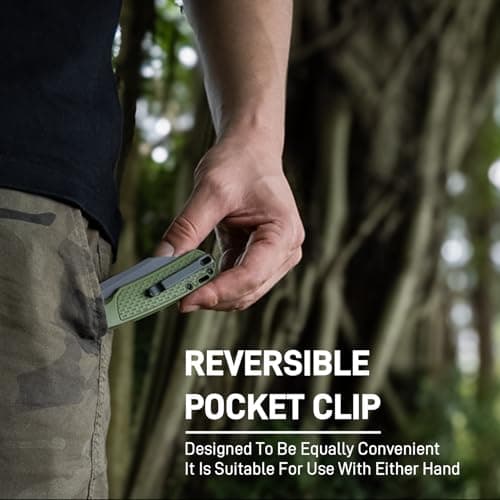 CJRB Pyrite-Light Pocket Knife, 3.34" AR-RPM9 Steel EDC Knife, Green, J1945