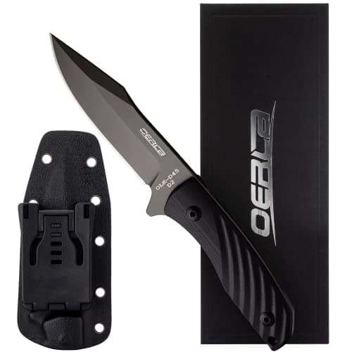 OERLA OLK-D45 Tactical Survival Knife with Kydex Sheath