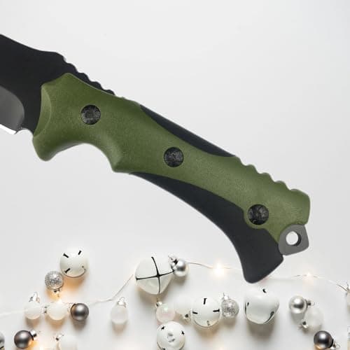 Survival Tactical Knife: 9.4 Fixed Blade for Camping, Hunting