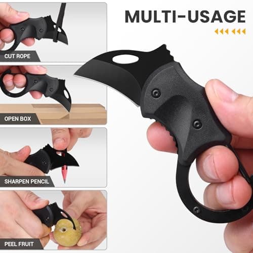 Small Pocket Knife Gift for Men: 1.34inch Blade, EDC Keychain Knife, Everyday Carry