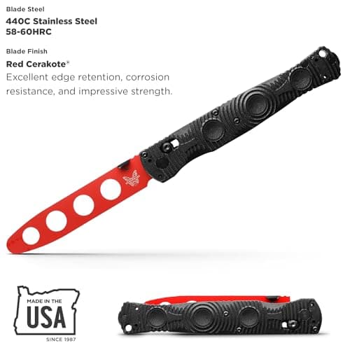 Benchmade SOCP Tactical Folder with Trainer Blade