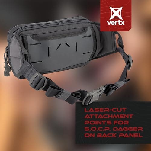 Tactical Crossbody Fanny Pack for Men and Women - Concealed Carry, EDC, Travel, Work