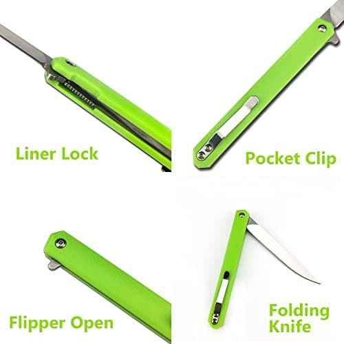 Slim Pocket Knife for CEO, Gentleman, EDC, Camping, Fishing, Hiking