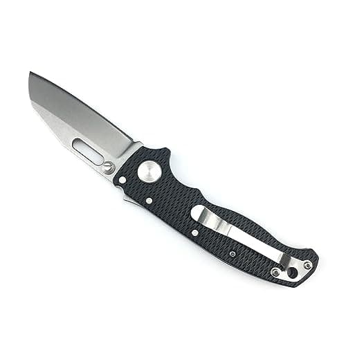 Shark Lock Folding Pocket Knife, 2.8” 8Cr13MoV Blade, Grivory Handle, Camp & Hunt