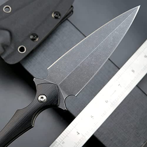 Gtkii GTK292 Fixed Blade Knife: D2 Steel G10 Handle EDC Tool for Outdoor Adventure
