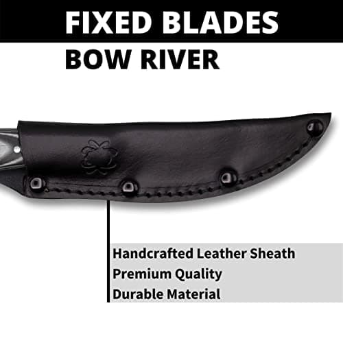 Spyderco Bow River Fixed Blade Knife - 4.40" 8Cr13MoV Stainless Steel