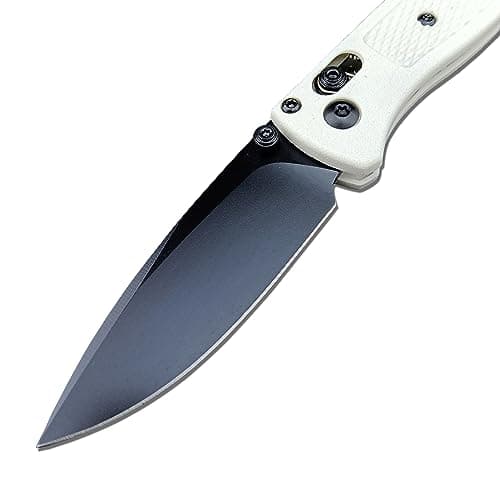 HUAAO Axis Lock Mini Pocket Knife with Belt Clip (Black Blade)