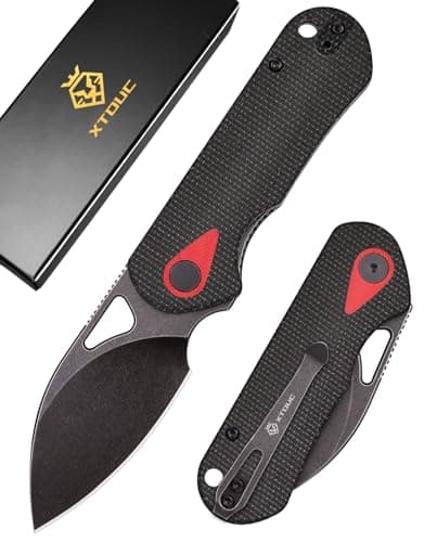 Compact 2.5 Folding Knife with Micarta Handle - Ideal Gift for Men and Women