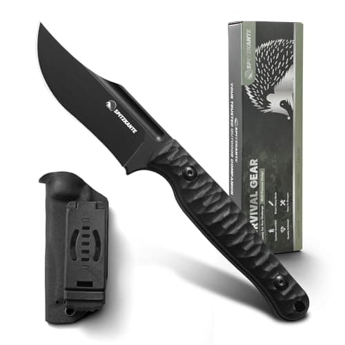 G10 Handle 8" Full Tang D2 Survival Knife with Kydex Sheath