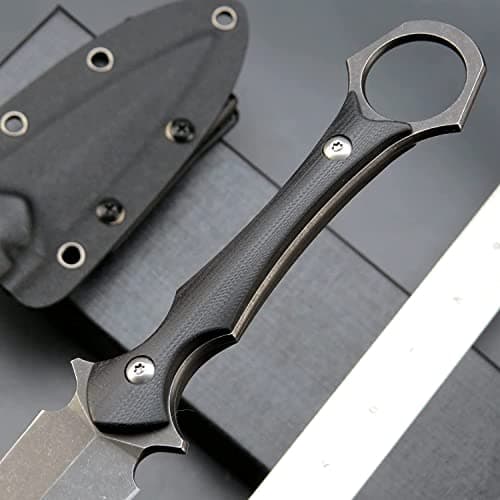 Gtkii GTK292 Fixed Blade Knife: D2 Steel G10 Handle EDC Tool for Outdoor Adventure