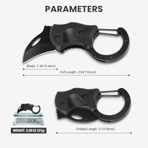 Small Pocket Knife Gift for Men: 1.34inch Blade, EDC Keychain Knife, Everyday Carry