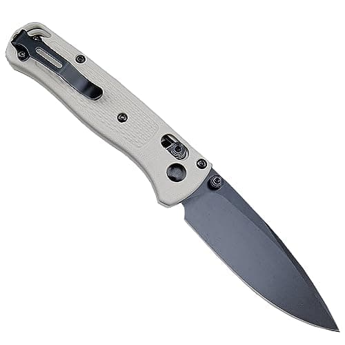 HUAAO Axis Lock Mini Pocket Knife with Belt Clip (Black Blade)