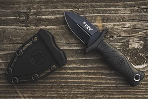 Smith & Wesson 5in High Carbon Fixed Blade Knife with 2 in 1 False Edge