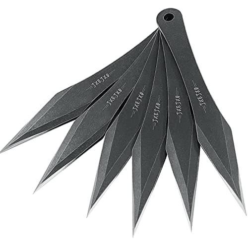JXE JXO 9.4" Stainless Steel Spinning Spikes with Nylon Sheath — 6Pack