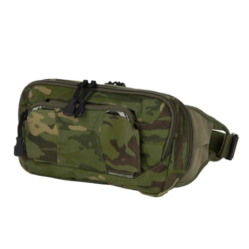 Tactical Crossbody Fanny Pack for Men and Women - Concealed Carry, EDC, Travel, Work — Tropic Multicam