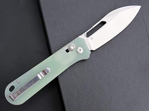 Eafengrow EF963 Jade Folding Knife with D2 Blade and G10 Handle