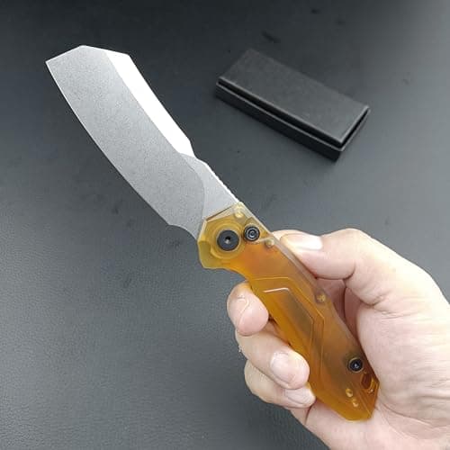 Pocket Knife with Assisted Opening and D2 Blade for EDC, Camping, Hiking - Ideal Gift for Outdoor Enthusiasts