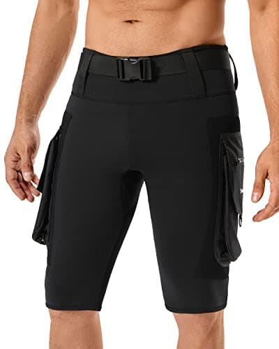 Seaskin Men's 2.5mm Diving Shorts with Pocket