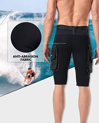 Seaskin Men's 2.5mm Diving Shorts with Pocket