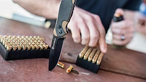 Smith & Wesson Freelancer 8in High Carbon S.S. Push Button Knife