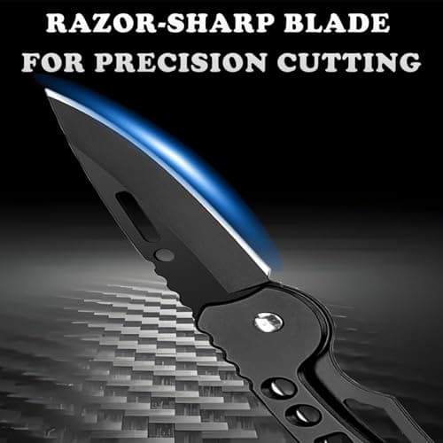 3 Pack Stainless Steel Pocket Knife, Self Defense & Outdoor Tool for Men & Women