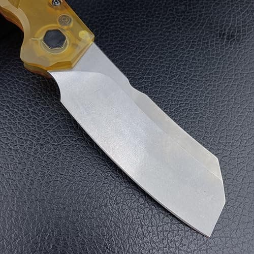 Pocket Knife with Assisted Opening and D2 Blade for EDC, Camping, Hiking - Ideal Gift for Outdoor Enthusiasts
