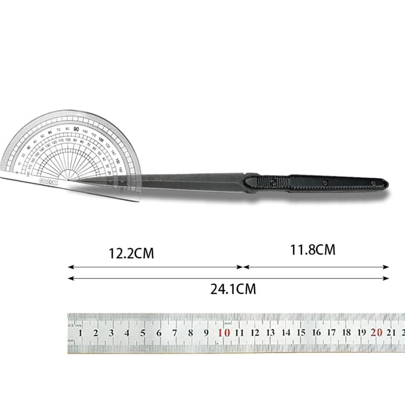 Cool 4.9" Kydex Sheath Fixed Blade Knife for Men Best EDC Camping Tool (BLACK)