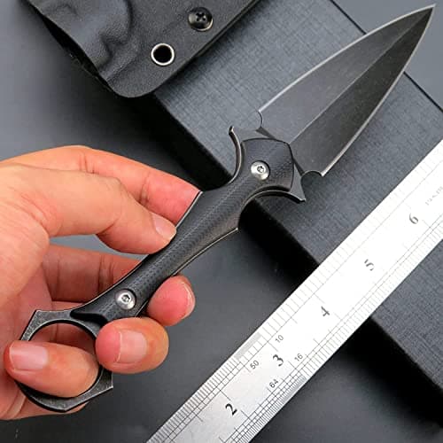 Gtkii GTK292 Fixed Blade Knife: D2 Steel G10 Handle EDC Tool for Outdoor Adventure
