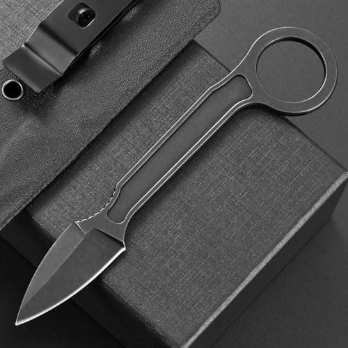 Ccanku C1134 Fixed Blade Knife,D2 Stainless Steel, EDC Tool for Survival,Camping,Sheath Included