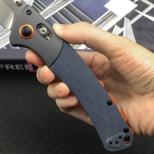 Crooked River Axis Lock EDC Knife, 3.7” D2 Steel, G10 Handle, Belt Clip