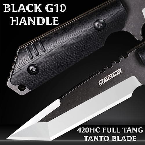 OERLA OLX-004 Tactical Survival Knife with Kydex Sheath