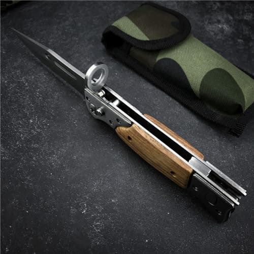 HUAAO 8.66 Inch Camping Knife for Men Outdoor Survival and Self Defense AK47 Flipper Knives Gift for Men
HUAAO Portable Folding Camping Knife for Men Speed Safe Assisted Opening AK47 Tactical Knives Outdoor Survival Tools
HUAAO 8.66 Inch Camping Knif