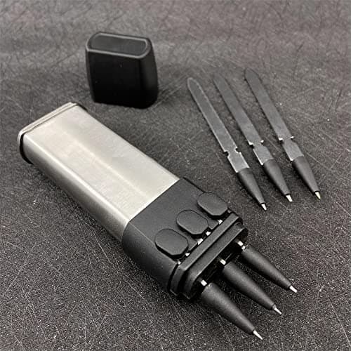 HUAAO Stainless Steel Ballistic Dart Launcher for Accurate 16ft Shooting