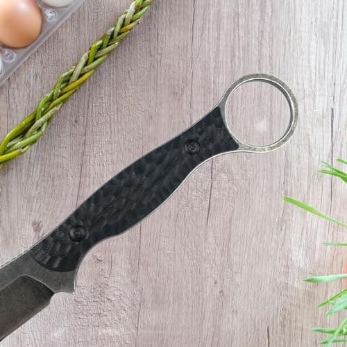 HUAAO 8.23 Tactical Knife with Kydex Sheath, 3.46 Full Tang Blade for EDC, Camping, Hunting, and Fishing