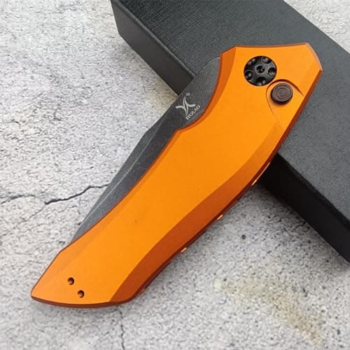 Huaao 8.15 Button Lock Knife for Men