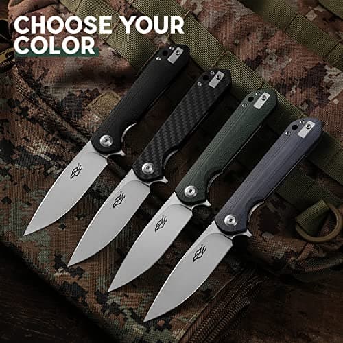 Ganzo Firebird FH41 Grey Pocket Knife D2 Steel G10 Handle Outdoor Hunting EDC