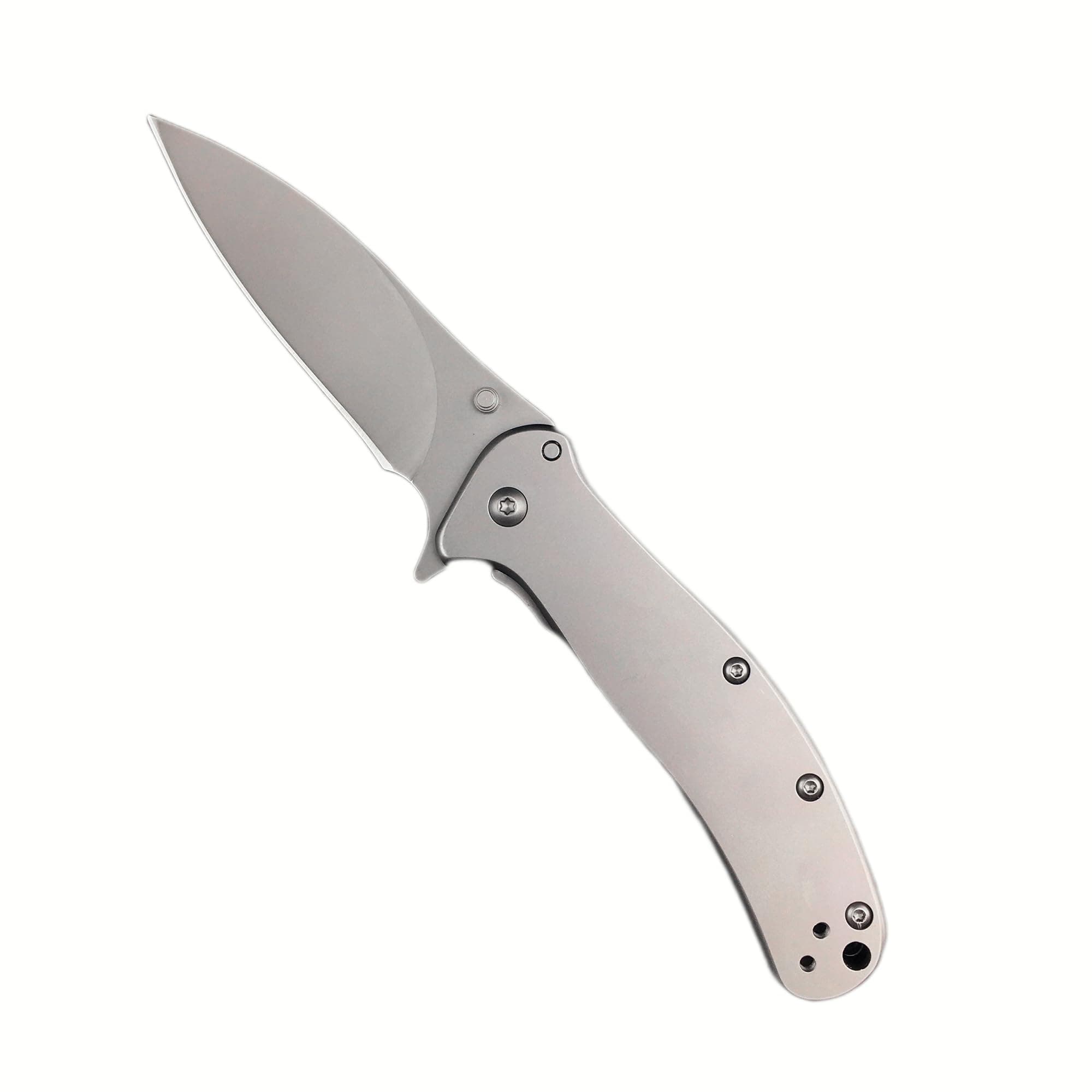 HUAAO 8Cr13MoV Flipper Camping Knife, 2.6" EDC Pocket Knife with Handle Clip and Lock