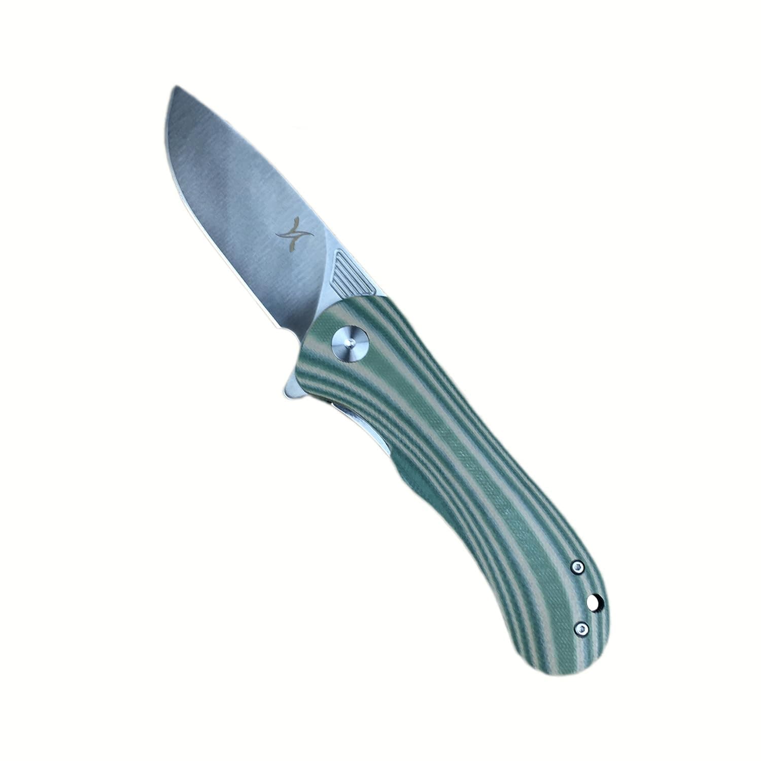 HUAAO Assisted Opening 8Cr13MOV Pocket Knife, 8.3in Folding EDC Knife with G10 Handle