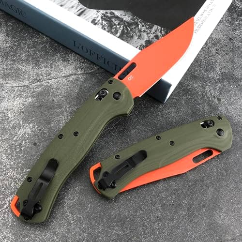 Compact Folding Pocket Knife for Outdoor, Camping (Green)
