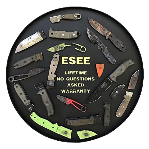 USA-Made ESEE 6 Fixed Blade Knife with Contoured Handle