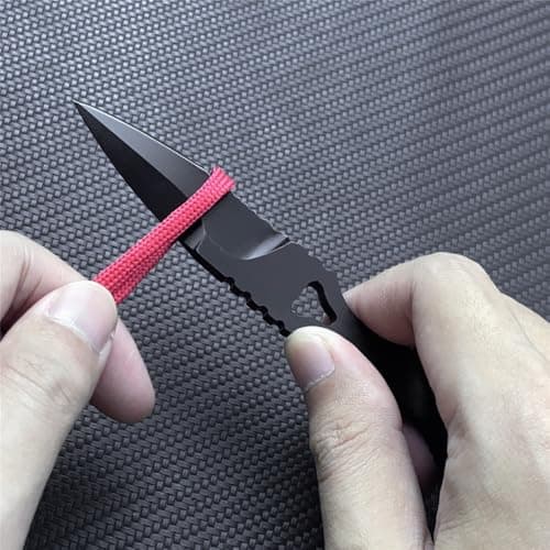 HUAAO 6.7 Inch SOCP 440C Fixed Blade Dagger with Kydex Sheath