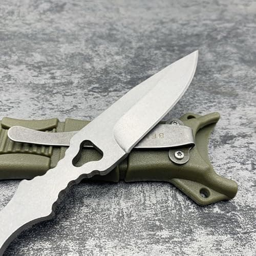 Tactical EDC Knife, Droppoint Blade, 6.5" Camp Knife, Hunting & Survival Tools