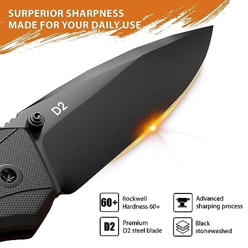 Folding Pocket Knife for EDC and Outdoor Activities