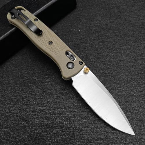 HUAAO Mini Bugout Knife, 440C Blade, Glass Reinforced Nylon Handle