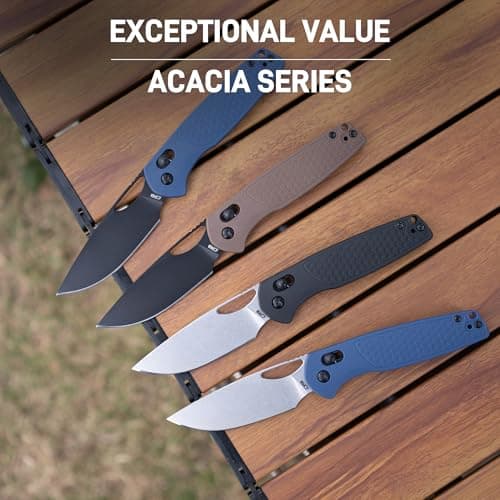 Men's CJRB Acacia Folding Pocket Knife