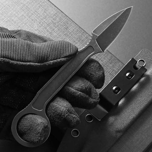 Ccanku C1134 Fixed Blade Knife,D2 Stainless Steel, EDC Tool for Survival,Camping,Sheath Included