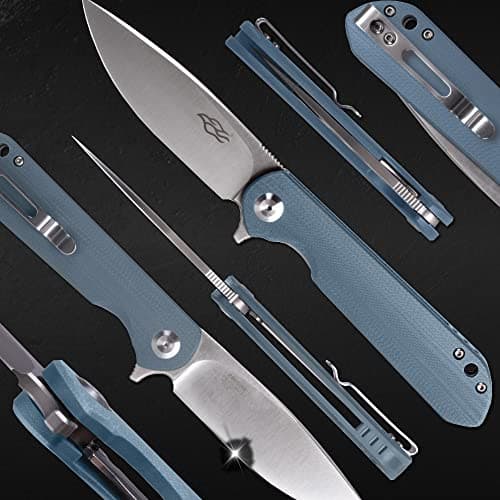 Ganzo Firebird FH41 Grey Pocket Knife D2 Steel G10 Handle Outdoor Hunting EDC