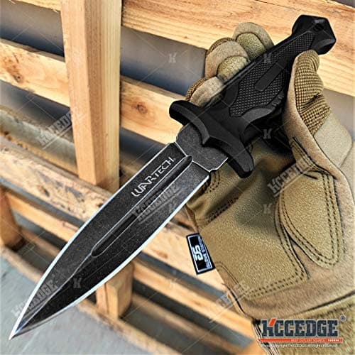 9" Tactical Survival Knife with Molle Sheath Camping Gear