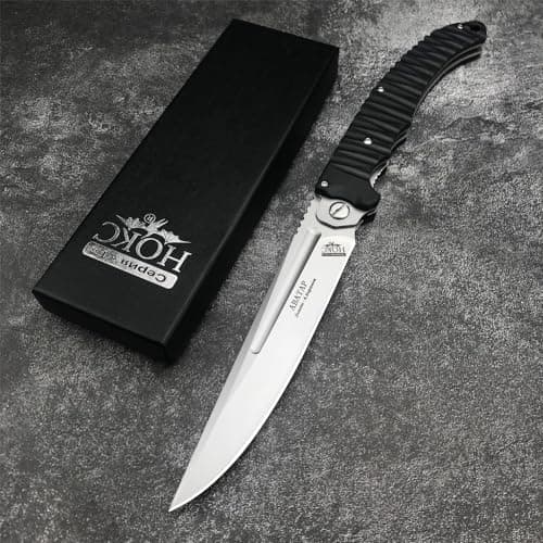 HUAAO 12 Russian Avatar Folding Knife for Men